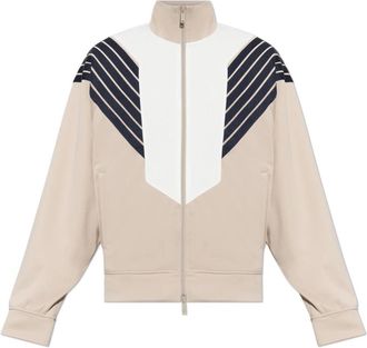 Dsquared2 Logo Track Jacket - Heren - Zomerjassen - Beige - M - Katoen - Jassen