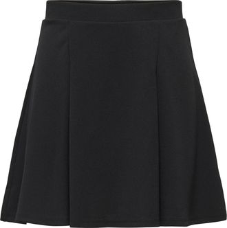 Only Skaterrock ONLY ONLRINA SKIRT JRS, Damen, Gr. XXL, schwarz, Jersey, Obermaterial: 95% Polyester, 5% Elasthan, unifarben, kurz, R&ouml;cke Skaterrock, Mater