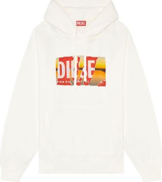 Diesel S-Macs-Poff-L1 cotton hoodie - men - Cotton - S - White