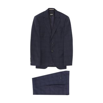 HUGO BOSS Kostuums, Heren, Blauw, XL, Wol, H-Jeckson-2Pcs-253