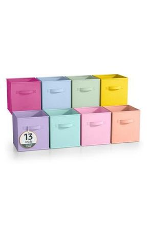 Sorbus 8-Pack Collapsible Storage Cube in Multicolored Pastel at Nordstrom Rack