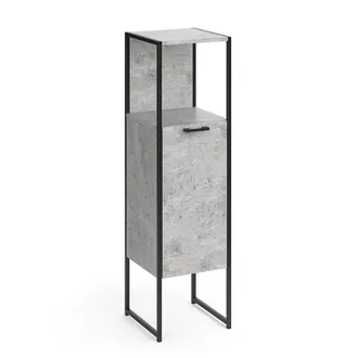 Vicco Armario Mediano Fyrk, Hormig&oacute;n, 33 X 120.4 Cm Vicco