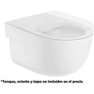 Roca Roca - Taza Suspendida Rimless Con Salida Horizontal Meridian