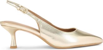 Kurt Geiger Womens Tilly Heels - Gold - Size UK 8