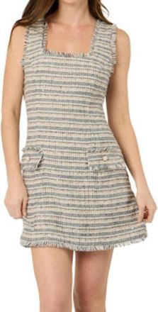 BTB Los Angeles Jade Mini Dress In Blue Pink Multi