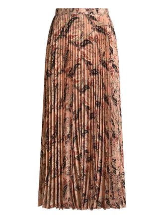 Etro paisley-print maxi skirt - Roze