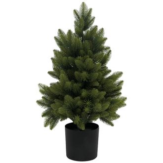 Hhg [nunca Usado] &Aacute;rbol De Navidad Hhg-117, &Aacute;rbol Decorativo, &Aacute;rbol Artificial, Planta Artificial, Abeto Artificial, Para Exterior, De Polietileno, 55 Cm