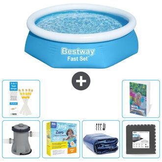 Bestway Piscina Bestway Fast Set Redonda - 244x61 Cm - 7-piezas S285