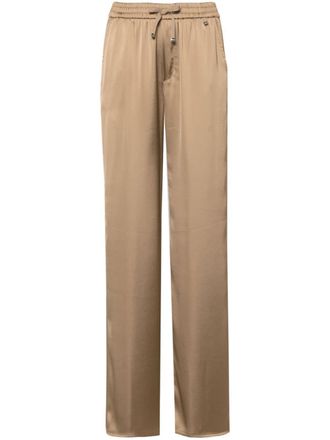 Herno high-waist wide-leg trousers - Brown