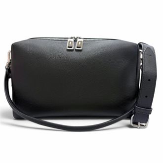 Fendi Black Leather Shoulder Bag (Pre-Owned)