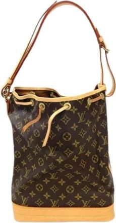 Louis Vuitton Pre-owned Monogram Bucket Bag - Dames - Vintage Tas - Bruin - ONE Size - Vintage