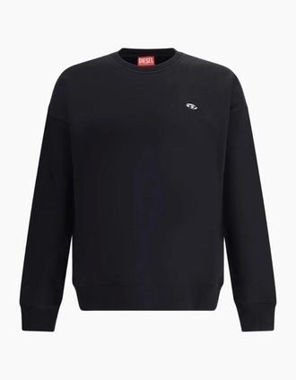 Diesel Mens Diesel Small Logo Black Sweatshirt - Size: 38