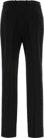 Saint Laurent Mens Wool Trousers Black