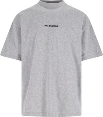 Balenciaga Hombre, Camisetas, Gris, Talla: M