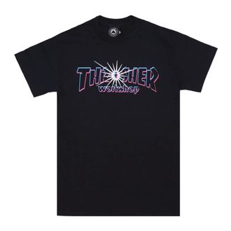 Thrasher Heren, Tops, Zwart, Maat: XL Katoen