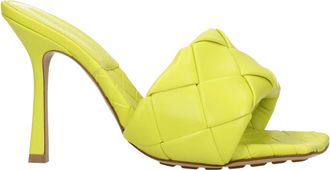 Bottega Veneta Sandalias Mujeres de cuero verde/kiwi