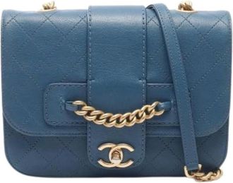 Chanel Borsa Pre-owned Vintage Cross Body - - Pre-owned - Donna - Blu - ONE SIZE