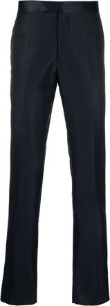 Tagliatore Blue Bruce Straight-leg Trousers
