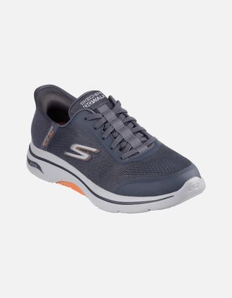 Skechers Mens Skechers Mens Arch Fit 2.0 Simplicity 2 216602-CCOR Charcoal/Orange Lace Up Shoes - Navy - Size: 11