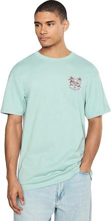 Quiksilver In The Wild Screen T-Shirts Mens T Shirt Blue Haze : 2XL, Cotton