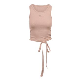 Diesel Sleeveless Tops, female, Beige, Size: L T-bunny-tail Tank Top