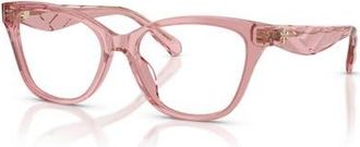 Tory Burch 51mm Cat Eye optical glasses in Pink at Nordstrom