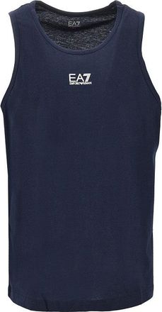 Emporio Armani Cotton tank top with logo print Man XL