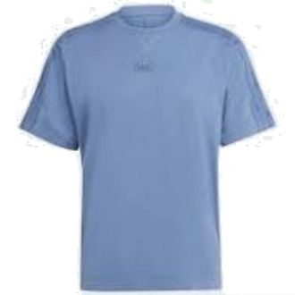 adidas ALL SZN 3-Stripes Garment Wash T-Shirt Asia Sizing Blue IR5199