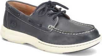 B&oslash;rn Mariner 3-Eye Boat Shoe in Navy F/G at Nordstrom Rack, Size 10.5