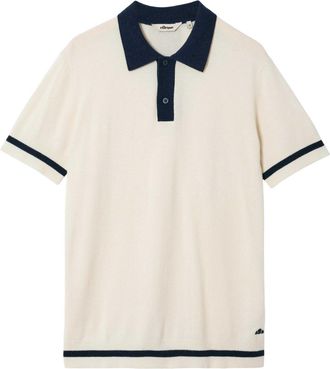 Ellesse Heren Tuccia Gebreide Poloshirt (Off White)