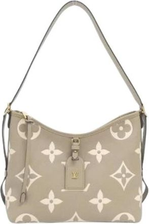 Louis Vuitton Pre-owned Monogram Empreinte Schoudertas - Dames - Vintage Schoudertas - Beige - ONE Size - Leer - Vintage