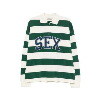 Carne Bollente Striped-pattern Polo Shirt