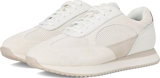 Johnston & Murphy Chase Perfed T-Toe Mens Shoes White Suede/Full Grain : 11.5 M (D)