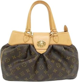 Louis Vuitton Pre-owned Handbags, female, Brown, Size: ONE SIZE Pre-owned Vintage Coated Canvas Handbag
