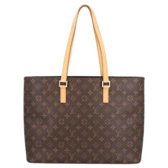 Louis Vuitton Pre-owned Tote Bags, female, Brown, Size: ONE SIZE Pre-owned Luco Shopper