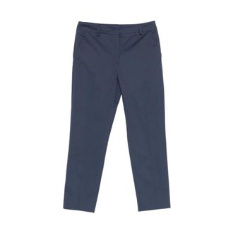 Max Mara Cecco Cropped Trousers - female - Weekend Max Mara - Cropped Trousers - Blue - 2XS - Trousers