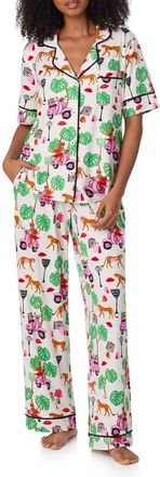 Room Service PJs Printed Pajamas in White/Print at Nordstrom, Size X-Large