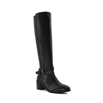 Dune London Womens Ladies TRUSTI Casual Knee-High Boots - Black Leather (archived) - Size UK 3