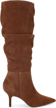 Carvela Womens Suede Spirit Slouch Boots - Brown - Size UK 7