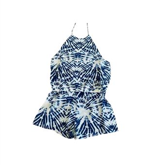 Mikoh Swimwear Womens Pakaroa Romper In Blue