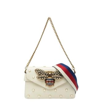 Gucci Pre-owned Cross Body Bags, female, White, Size: ONE SIZE Pre-owned Vintage Cross Body Bag