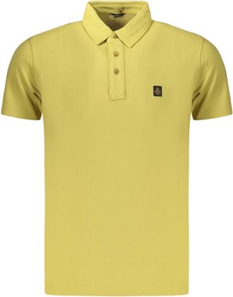 RefrigiWear Mirror Piquet Polo Shirt - Heren - Polos - Geel - XS - Katoen - Tops