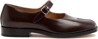 Maison Margiela Tabi Leather Mary Jane Flats - Brown - 36 (IT36 / UK3)