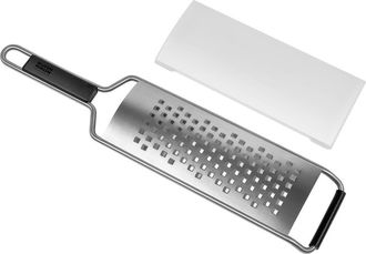Kuhn Rikon Essential Medium Grater with Ultra-Sharp Stainless Steel Blade for Cheese, Vegetables & Fruit in Silver at Nordstrom