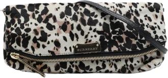 Burberry Pre-owned Calf Hair Clutch - Dames - Vintage Clutch - Veelkleurig - ONE Size - Leer - Vintage