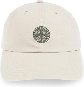Stone Island Cappello da baseball con motivo Compass - Toni neutri