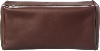The Row Leather Clutch
