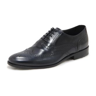 Rossi 3931 Vintage Effect Geveterschoen - Heren - Nette schoenen - Blauw - 41 EU - Leer - Schoenen