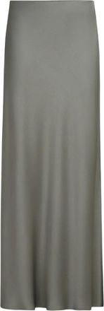 Brunello Cucinelli Gonna midi con spacco laterale - Verde