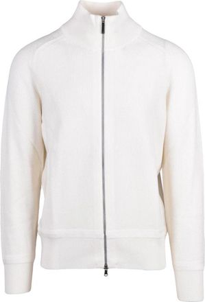KANGRA Giubbino con zip - Heren - Vesten - Beige - L - Wol - Truien & Vesten